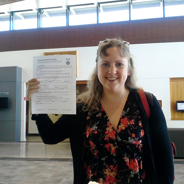 Here I am after I finally passed my PI exam! 