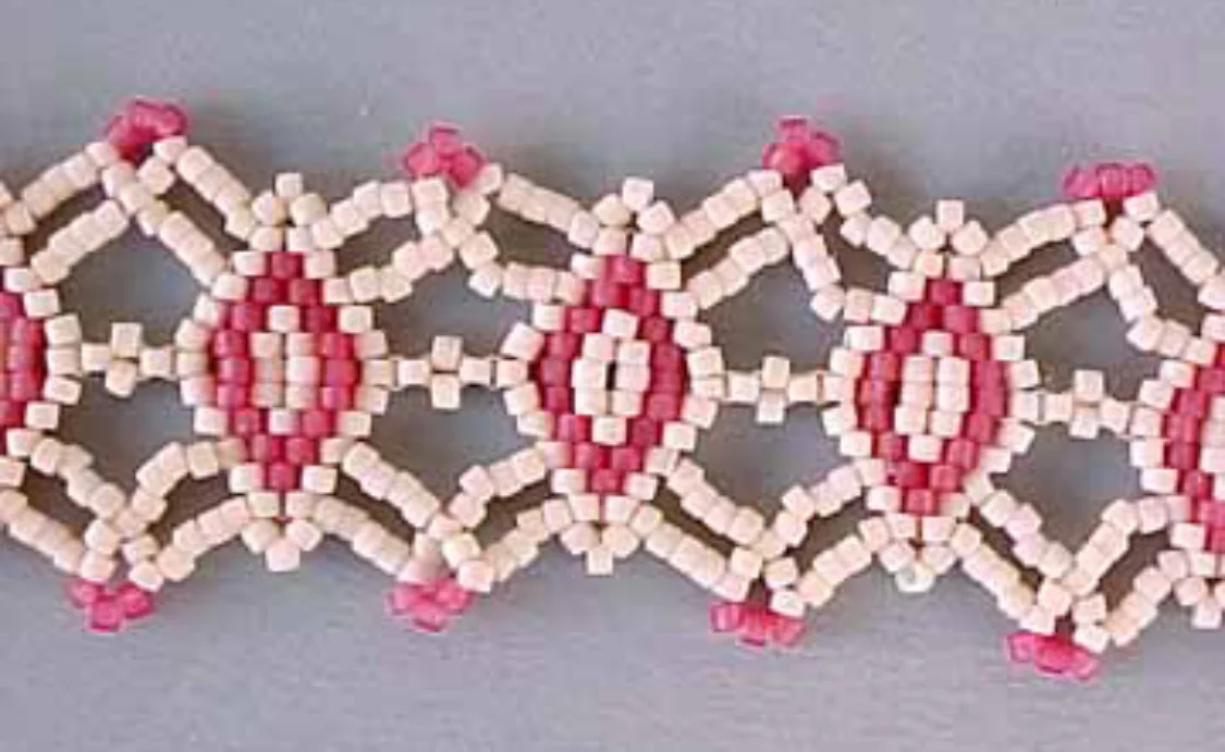 Close up of Beaded Lace