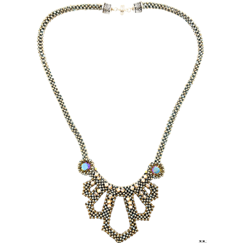 Silhouette Gilded Turquoise.