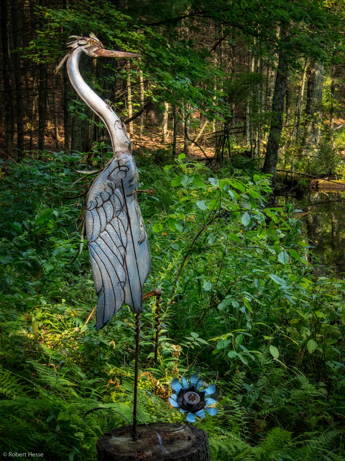 Butcher Block Blue Heron, Mike Labonte