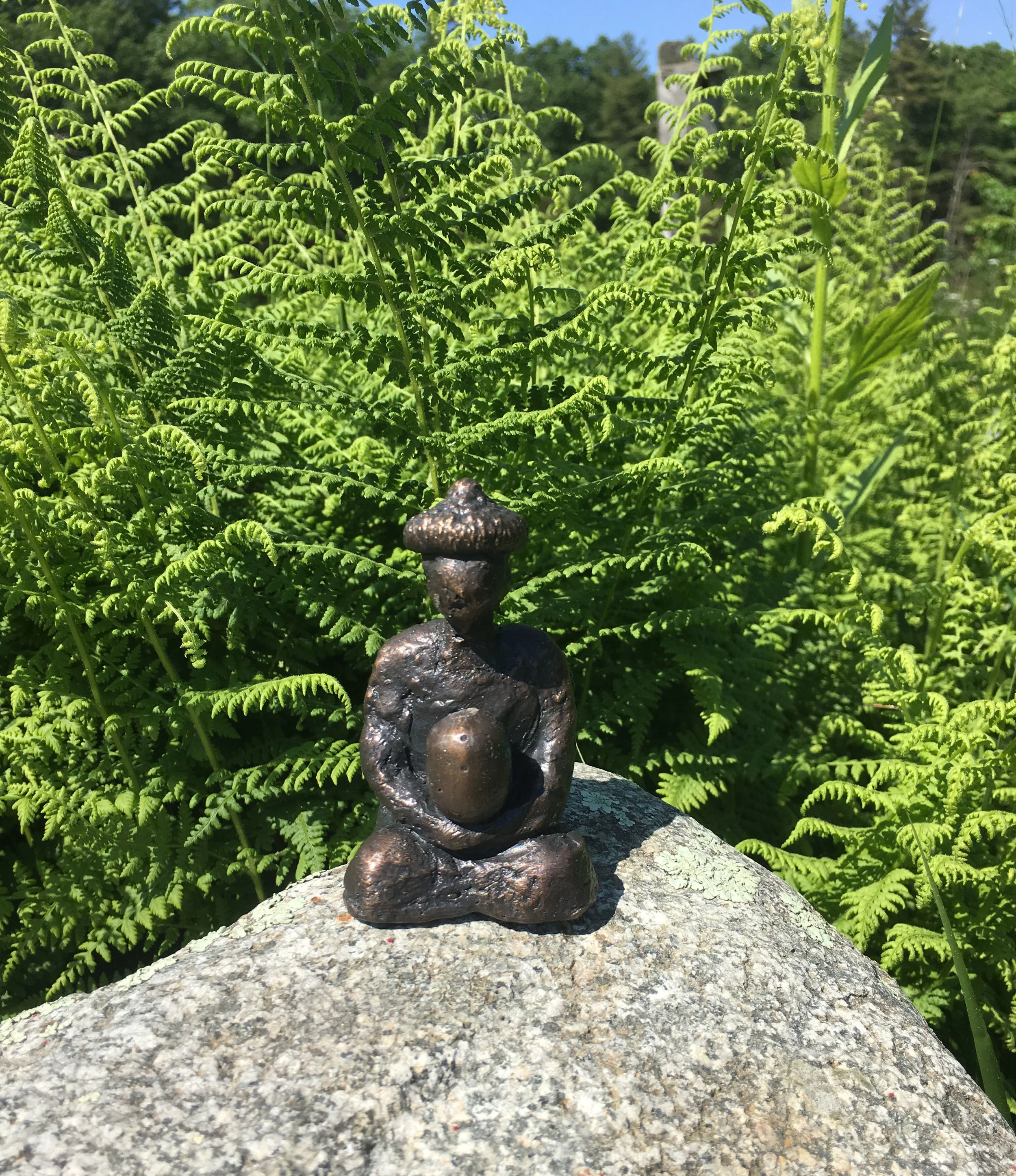 Sitting with Acorn, Linda Hoffman