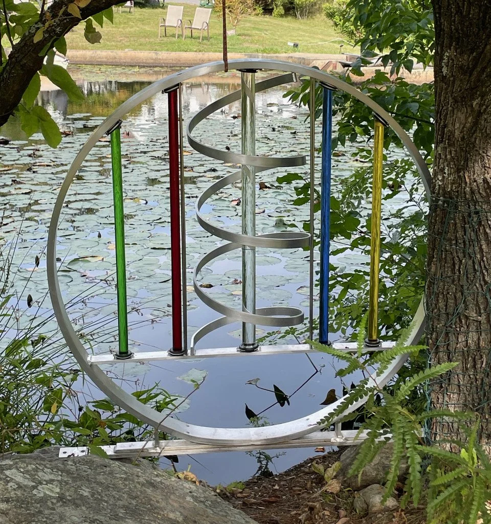 Vertical Trajectory with Glass by Robert Osborne