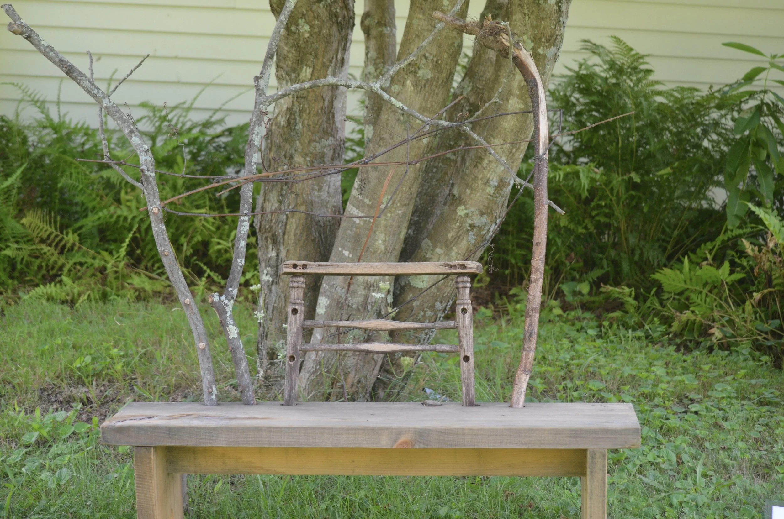 "Rest, Root, Reflect" by Cortni Frecha –– Please sit gently and relax.