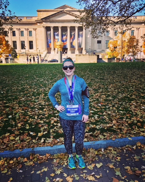 Kellie-Anne | Dog Runner | Washington DC 2-Time Marathoner, 17-time Half-Marathon Finisher The College of New Jersey - English American University - Health Promotion Management, M.S. KellieAnne is currently one third of the way through her goal of running a Half-Marathon in every state (plus DC!). When she is not running or planning a racecation, KA enjoys reading, Law & Order SVU marathons, and exploring DC.