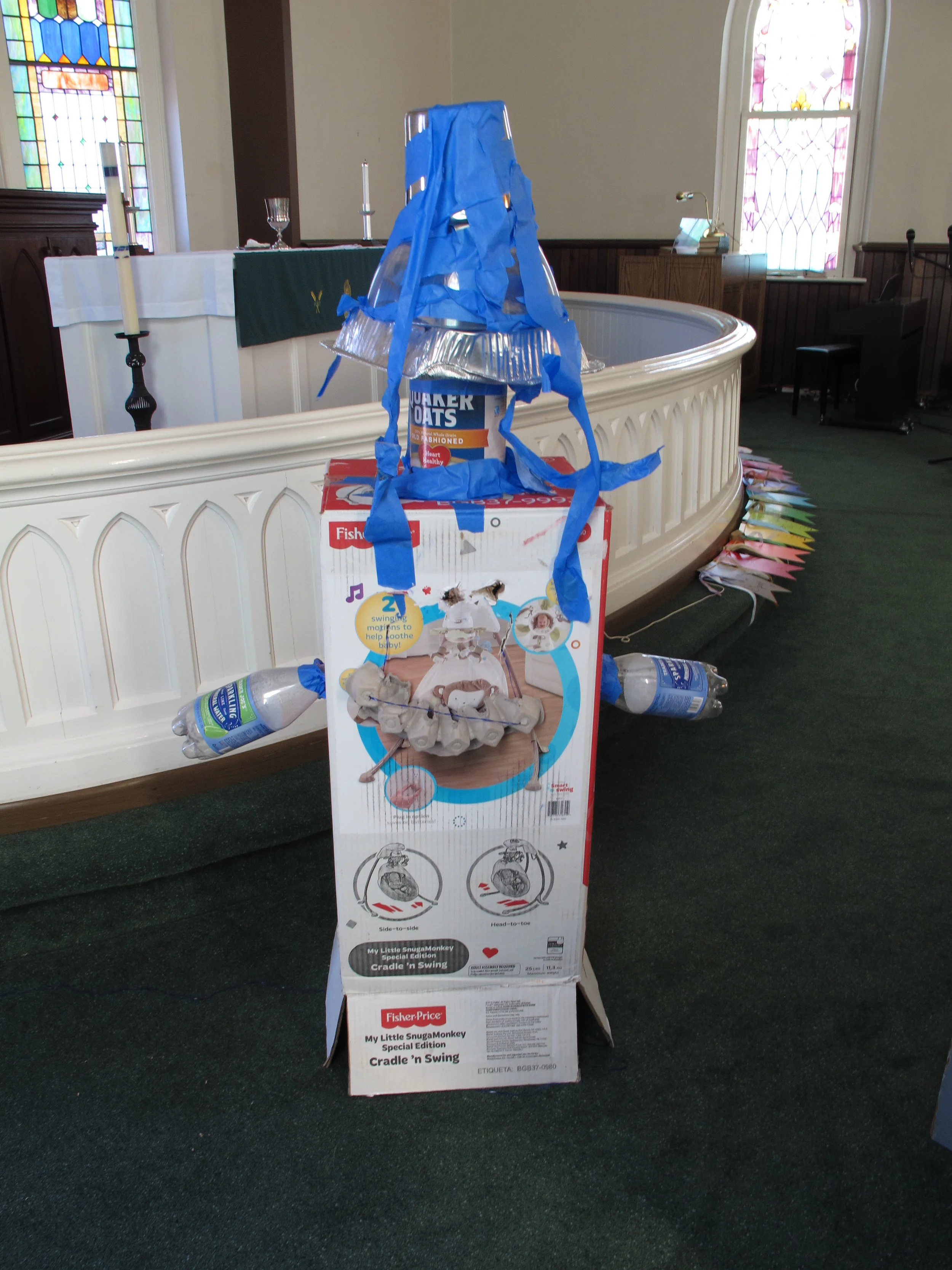 Recycled Robot Rendition Bethel Sunday School, 2015