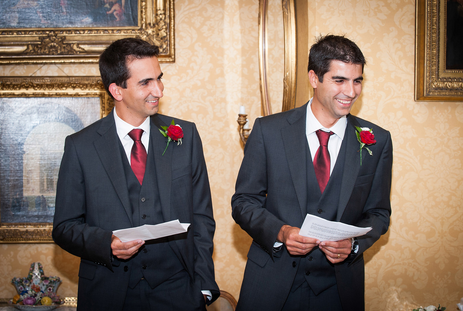 Speeches double act