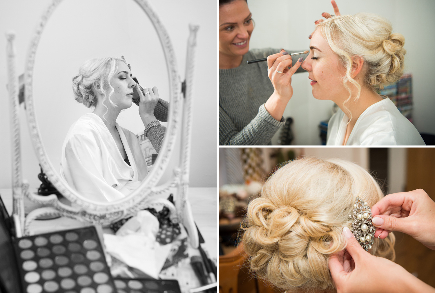 Bride getting ready photographs