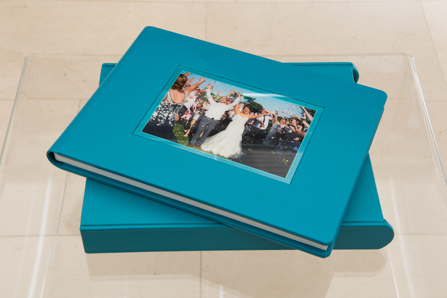 Nappa Leather Wedding Story Book and Sleeve
