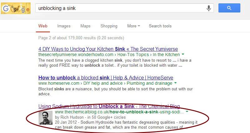Unblocking a sink