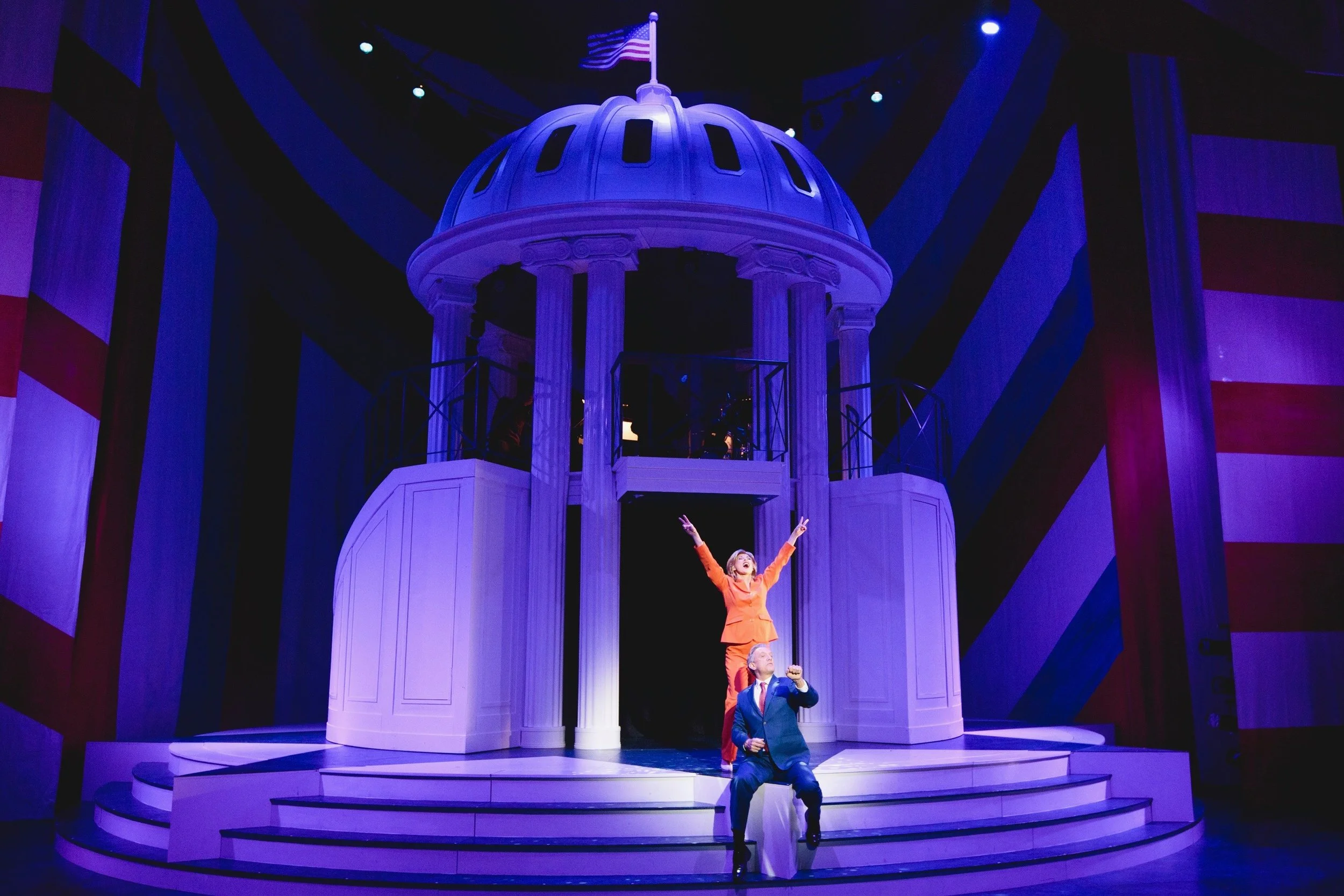 60 Lisa Adam and Simon Burke. Clinton The Musical. image by Daniel James Grant..jpg