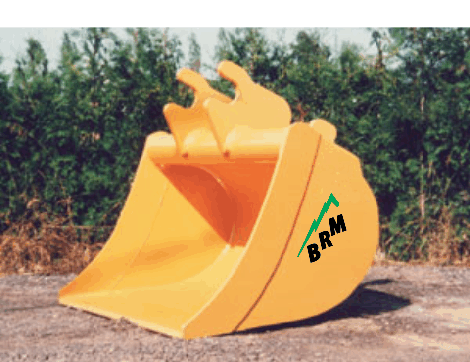 Clean up Bucket Models with Wear Resistant Hardened Steel Strips on Back of the Bucket