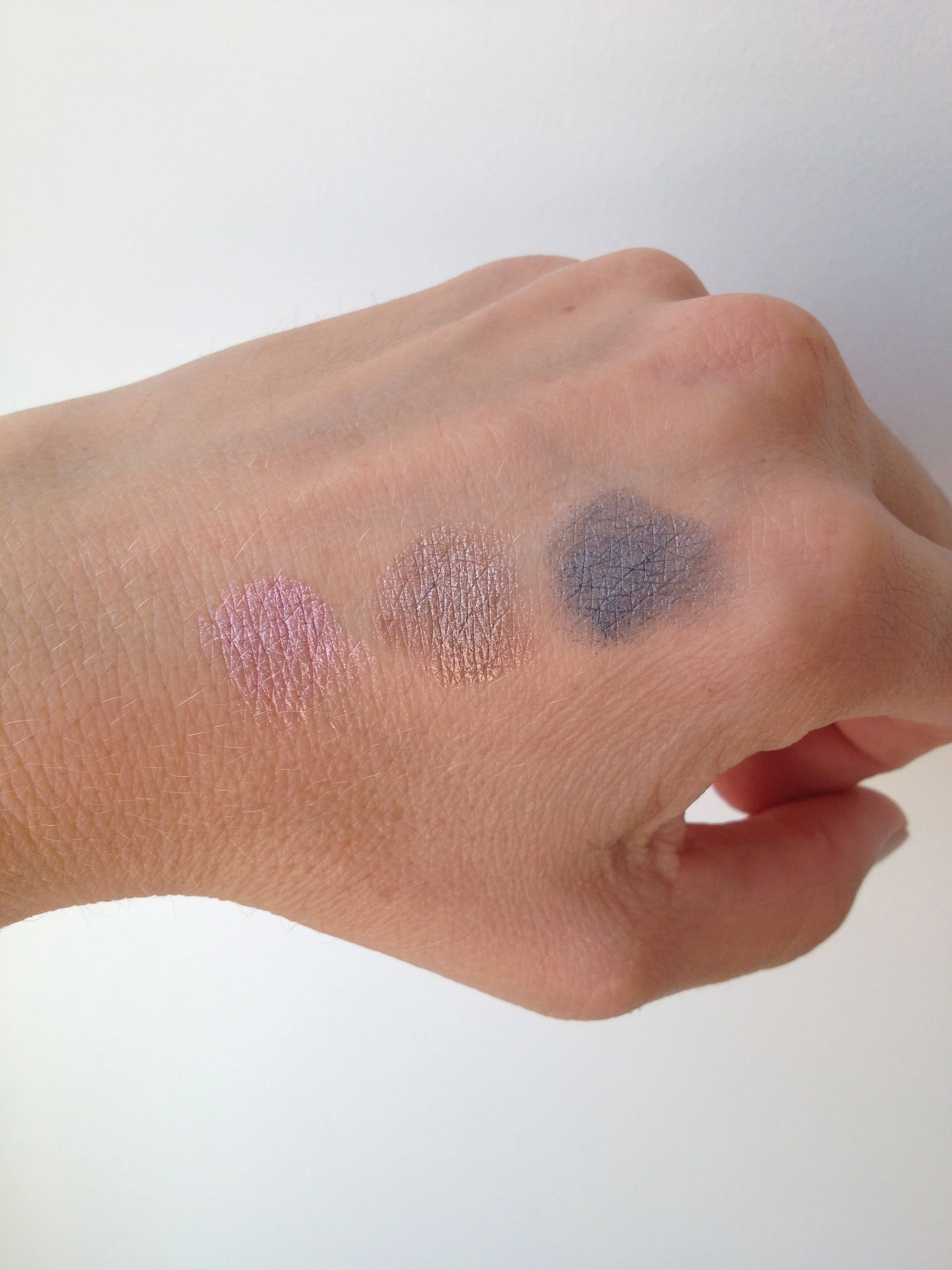 L-R: Pink Gold, On and On Bronze & Immortal Charcoal