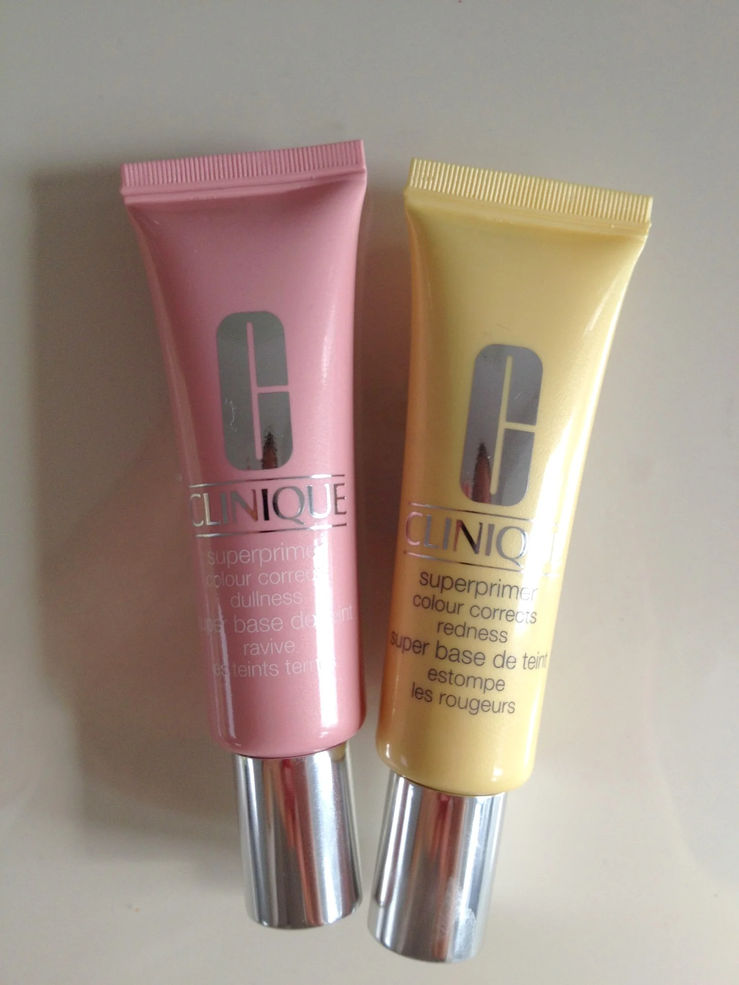 Pink: the glow-getter Yellow: the redness tamer