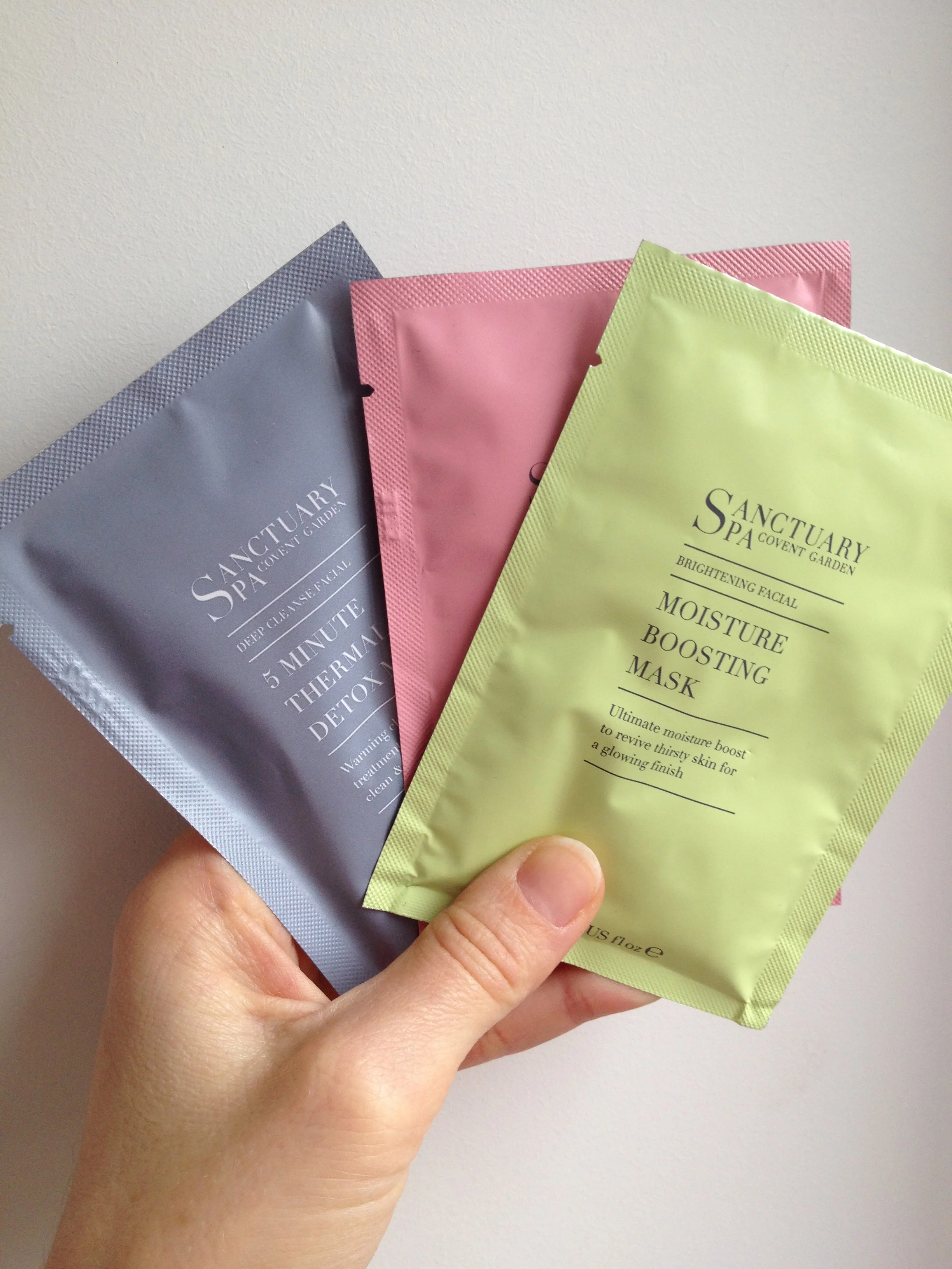 Face masks by The Sanctuary Spa, available at Boots