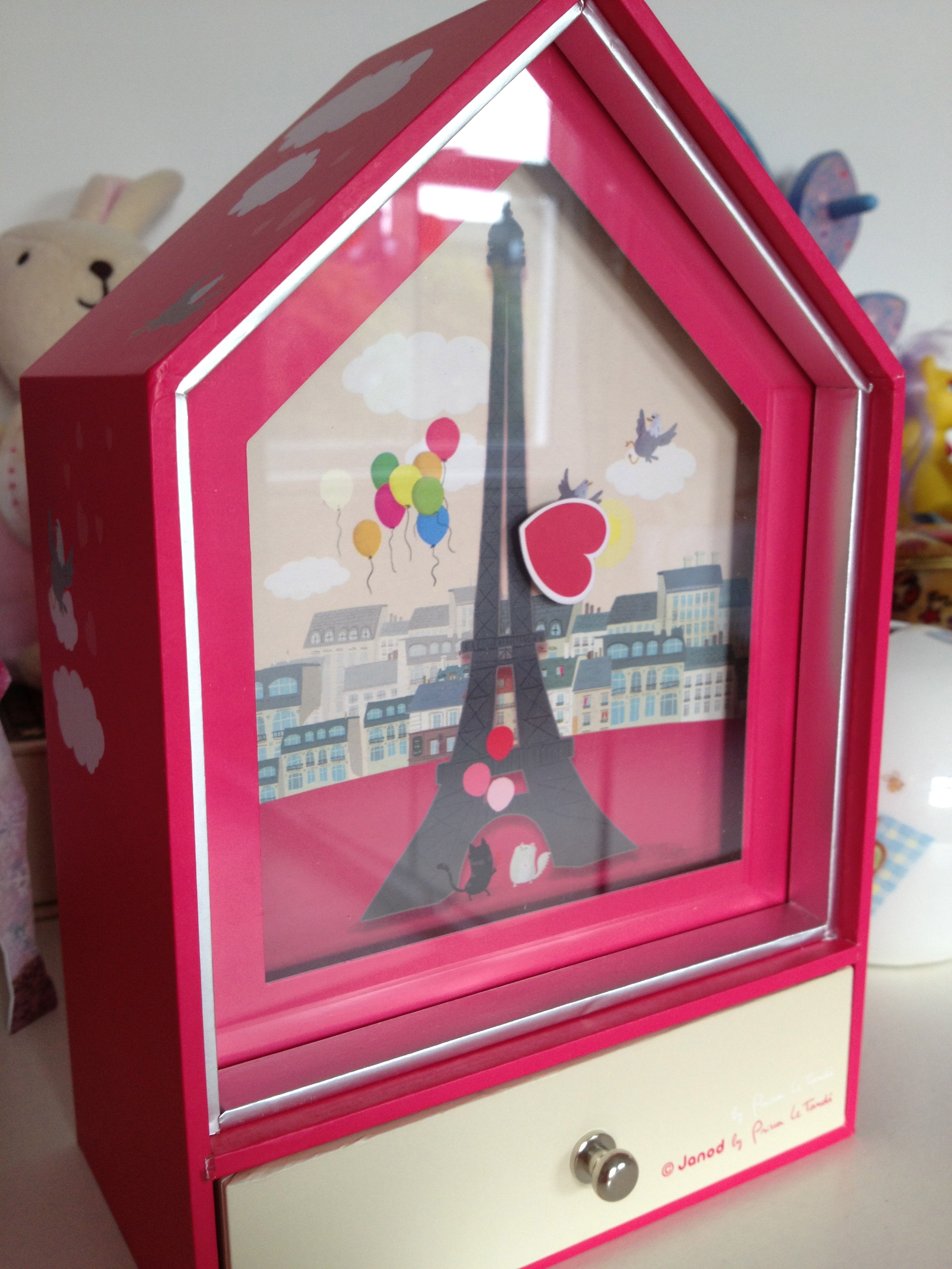  Eiffel Tower music box for my little girls 