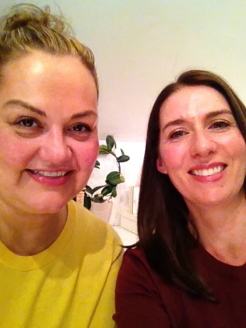 My and Caroline taking a selfie ... as you do ...
