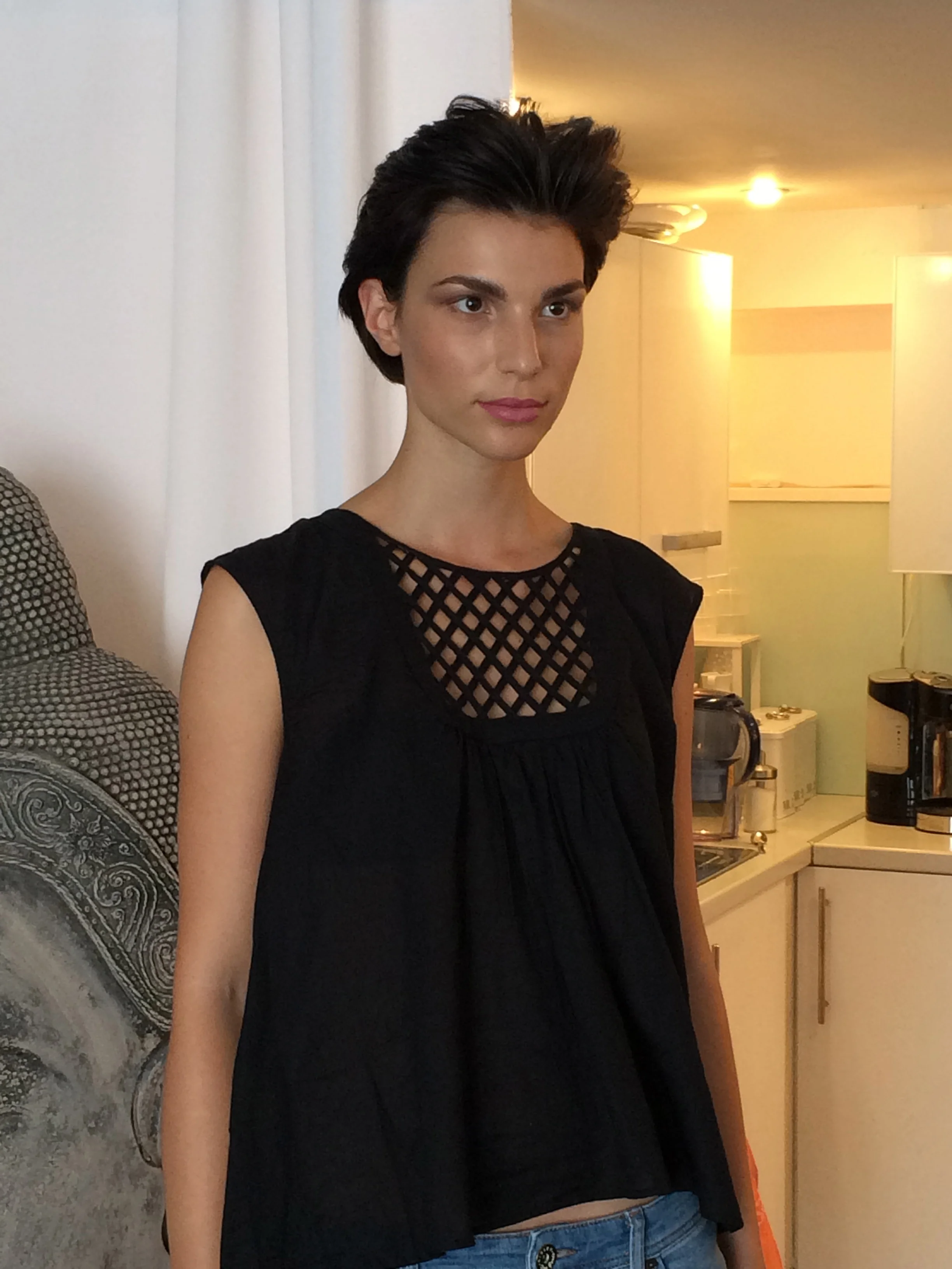 Anastasia with her natural look by Christiana