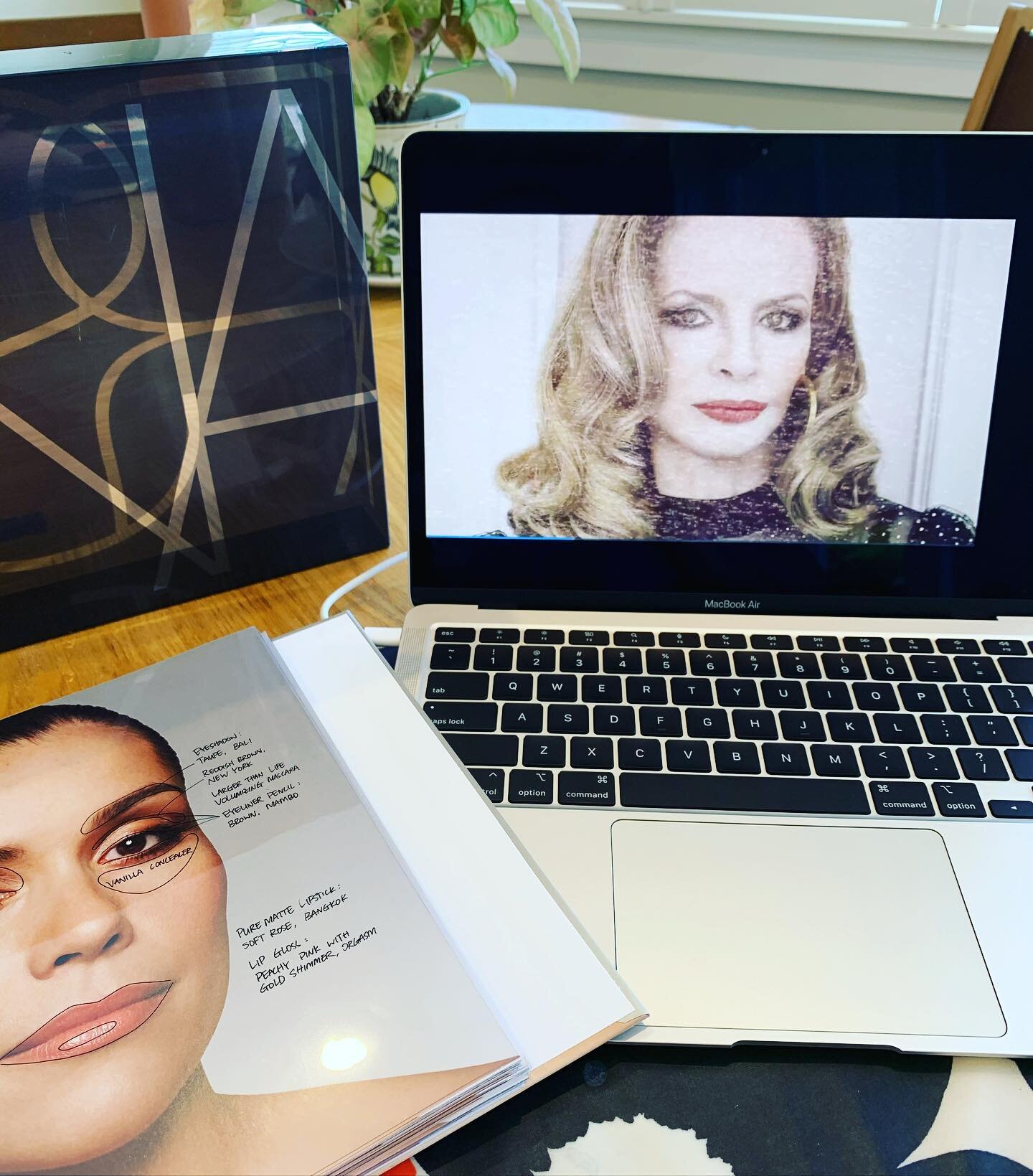 Nars training today ❤️ and I just remembered that I own this amazing book bought in London years ago &lsquo;Makeup Your Mind: Express Yourself&rsquo; by Francois Nars ❤️ #learnlivemecca