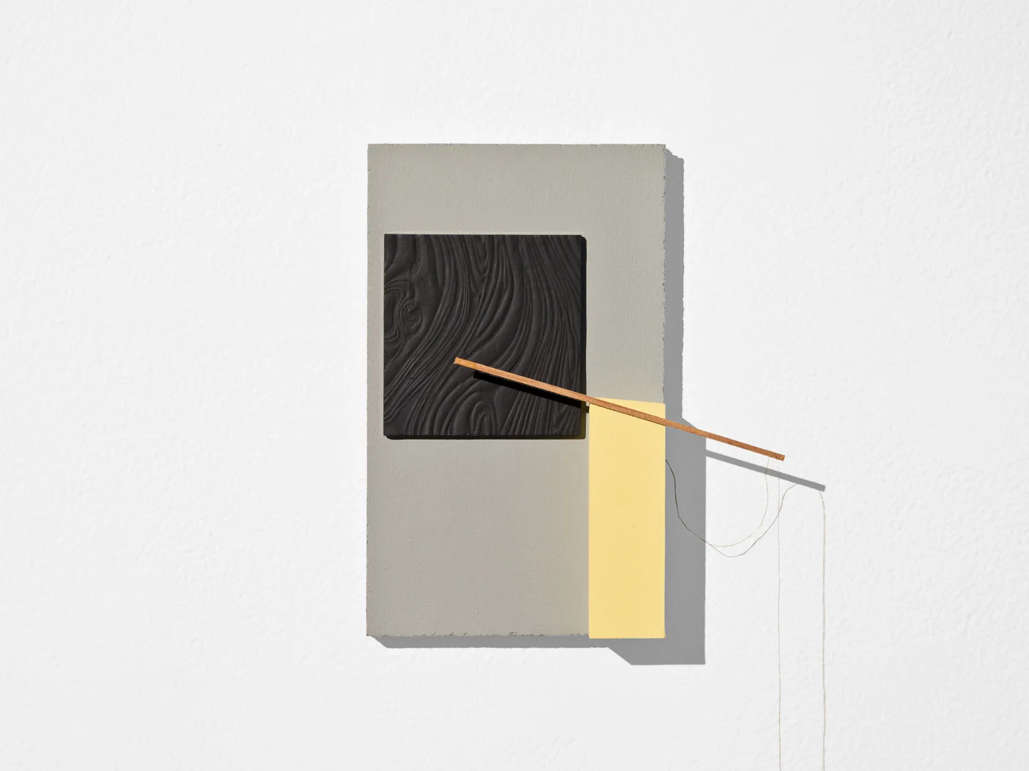 James Johnson OU 2012 8 ¼ x 9 ¾ in. wood, glass, paint, thread