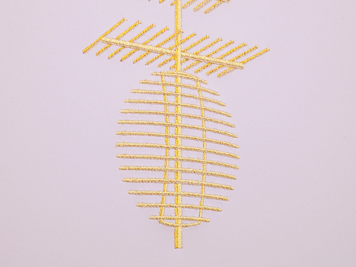 James Johnson Antenna (Miscommunication) ☦ 2012 16 x 16 in. embroidery thread, vinyl
