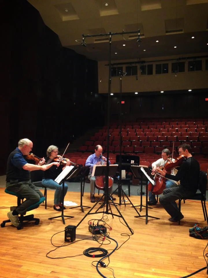 Recording Yu-Hui Chang's new Cello Quintet with the Lydian String Quartet