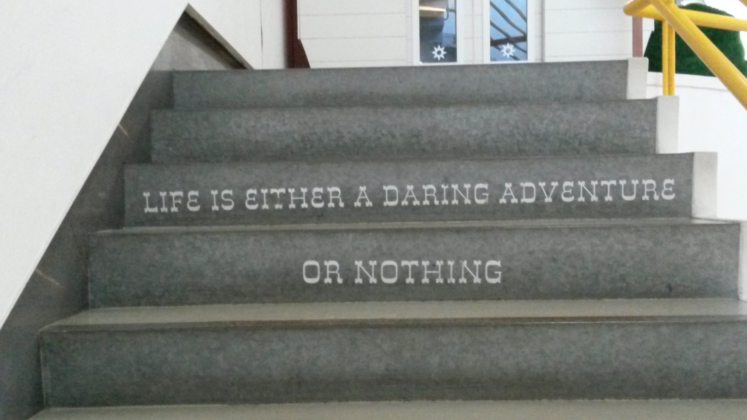 A sign at the Arts Center in Hong Kong