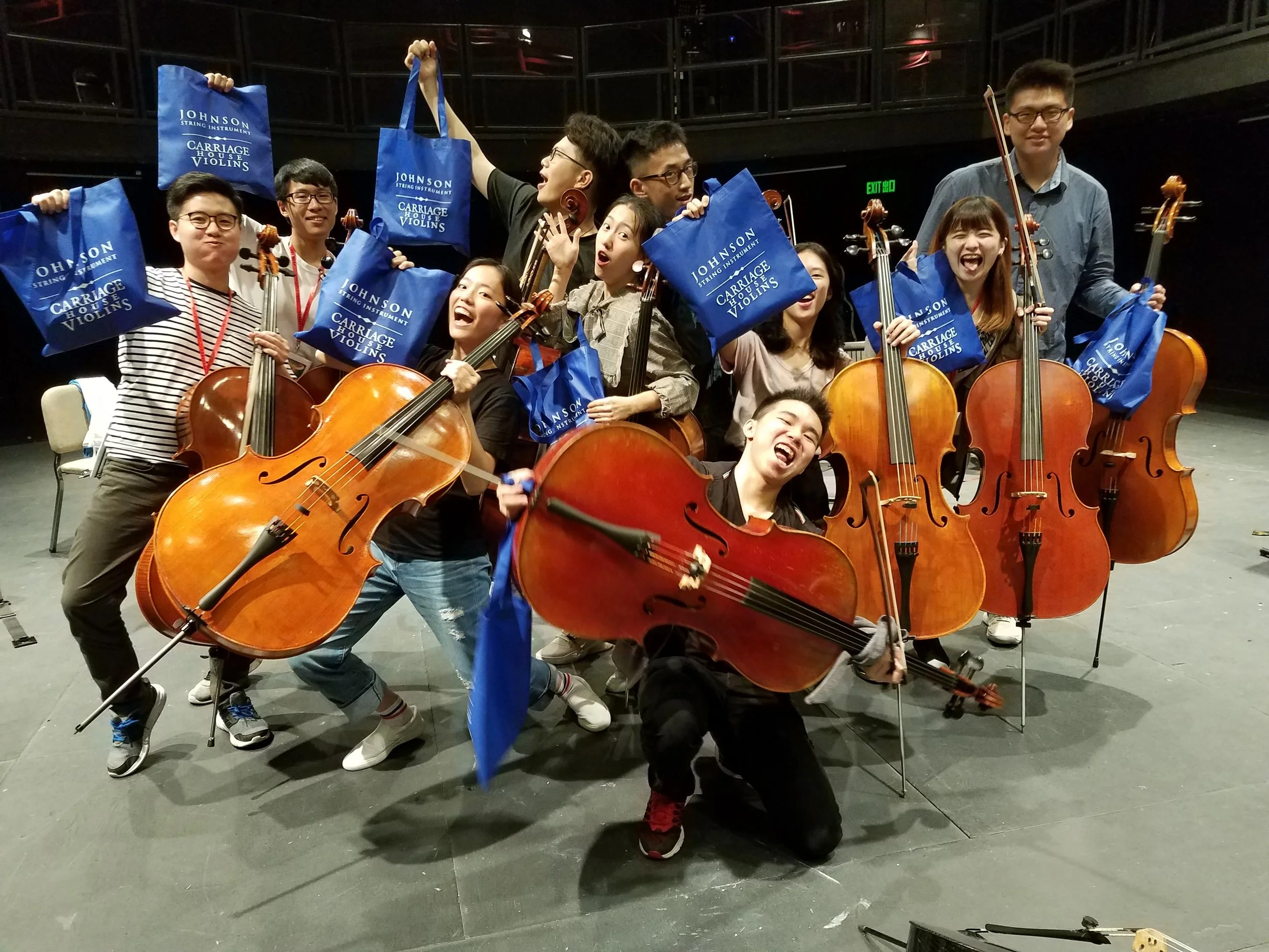 Asian Youth Orchestra Cellists, 2018