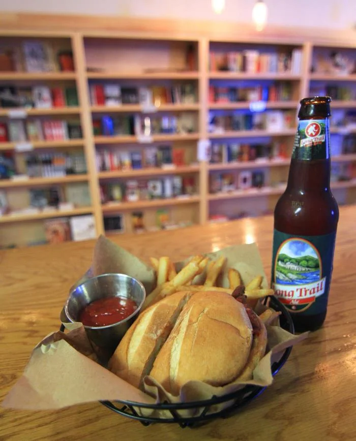 Chicken Torta with French Fries & Long Trail!