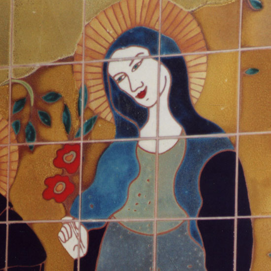 St Clare Mural Detail