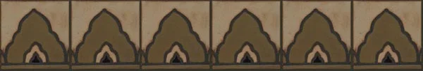 Barcelona Border in repeat Canyon Color Palette