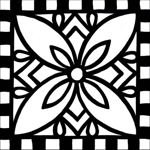 LISBON DECO - in 6x6 + 8x8 - comes with or without notches