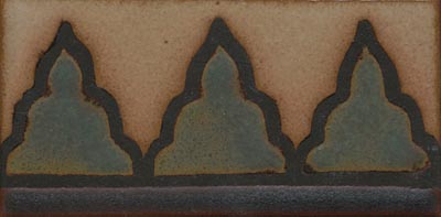 MR-211P Moorish Border 4x8 and 3x6 Tavira Color Palette - Black Line
