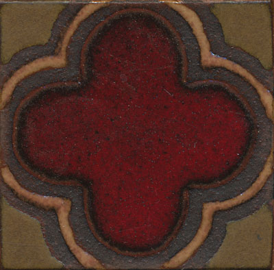 Clover Deco 4x4 ARIANA color palette: sangria, limestone + cast iron