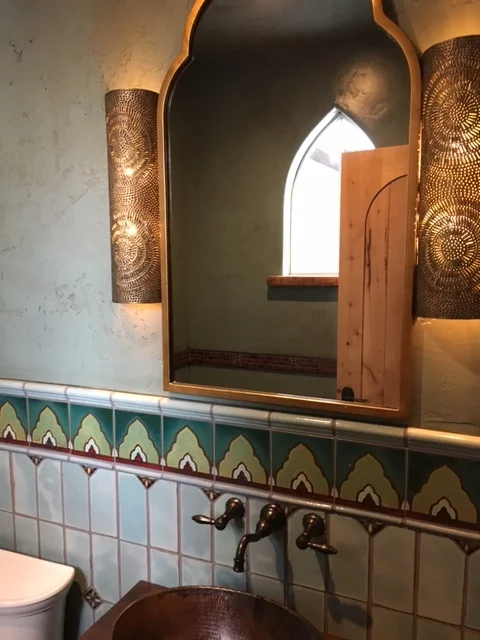 Custom Bathroom Wainscott