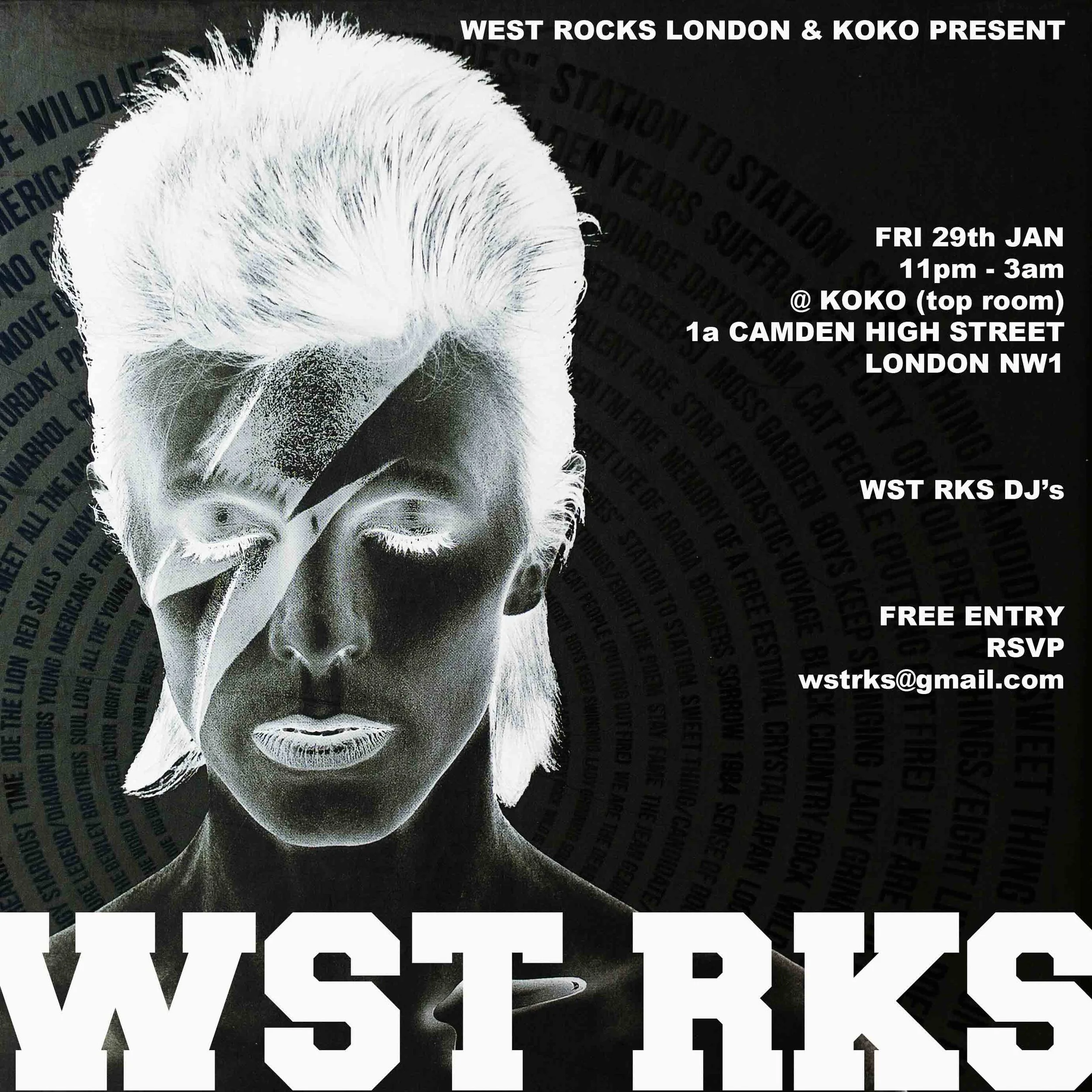 WST RKS KOKO LONDON
