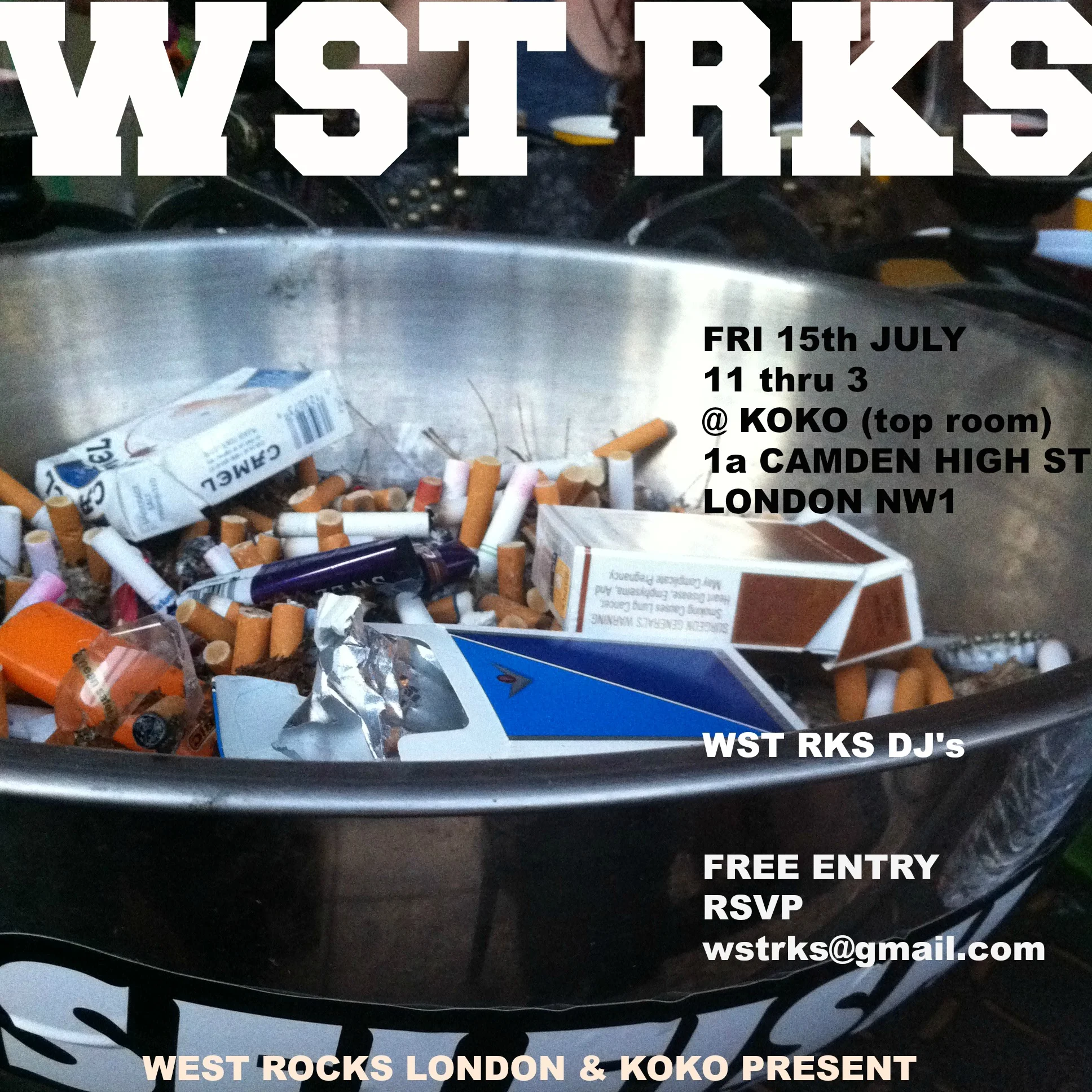 WST RKS KOKO LONDON