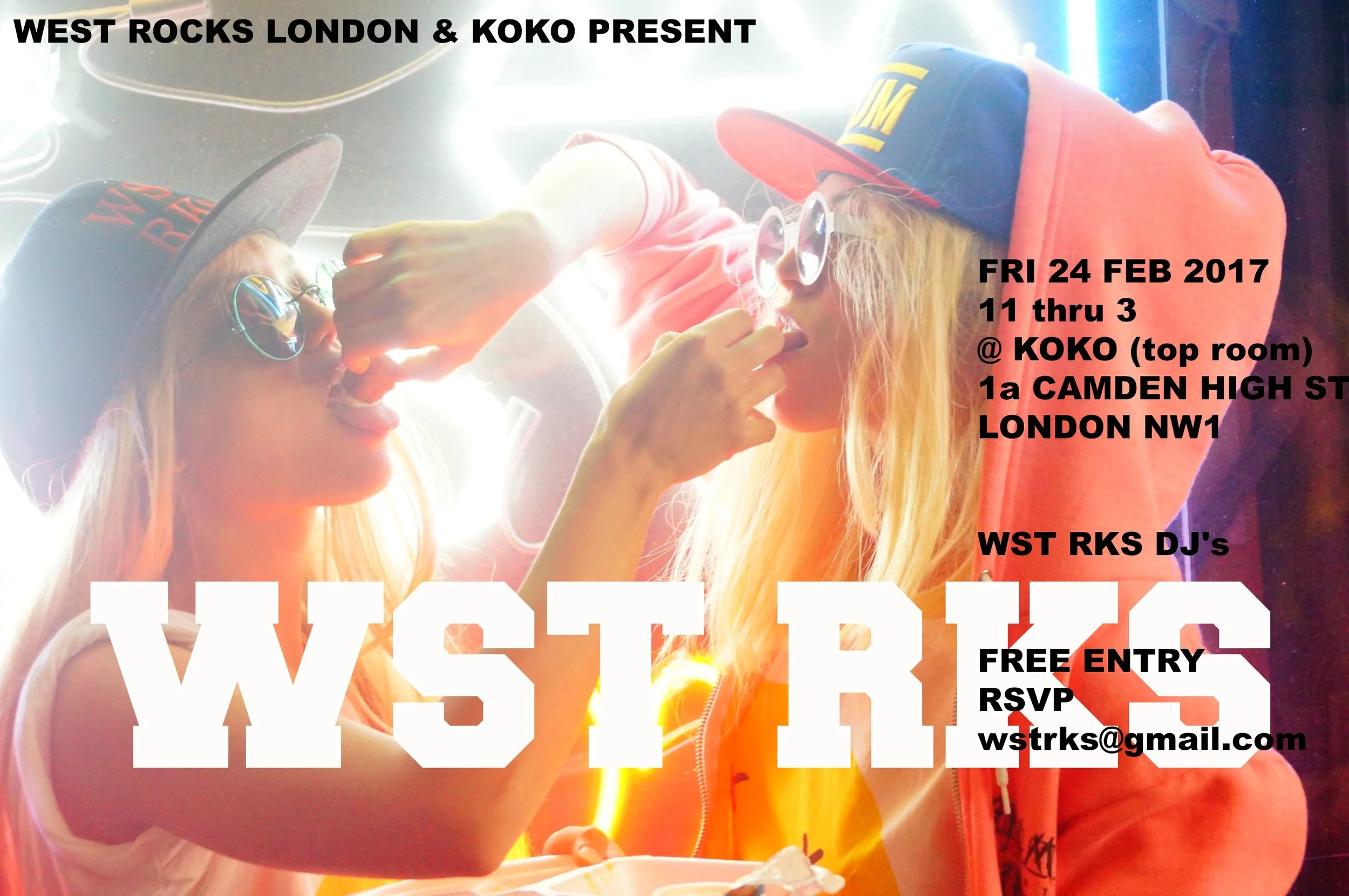 WST RKS KOKO LONDON