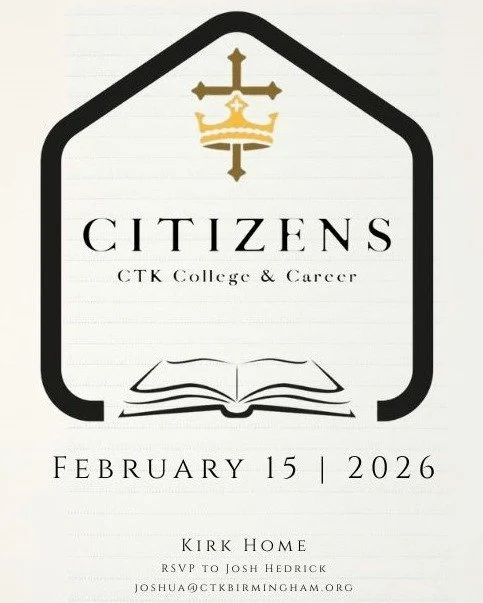 New! College &amp; Career Ministry led by Joshua Hedrick. Biweekly on Sundays for lunch. Currently going through the Book of Ephesians. Reach out to Josh to RSVP.