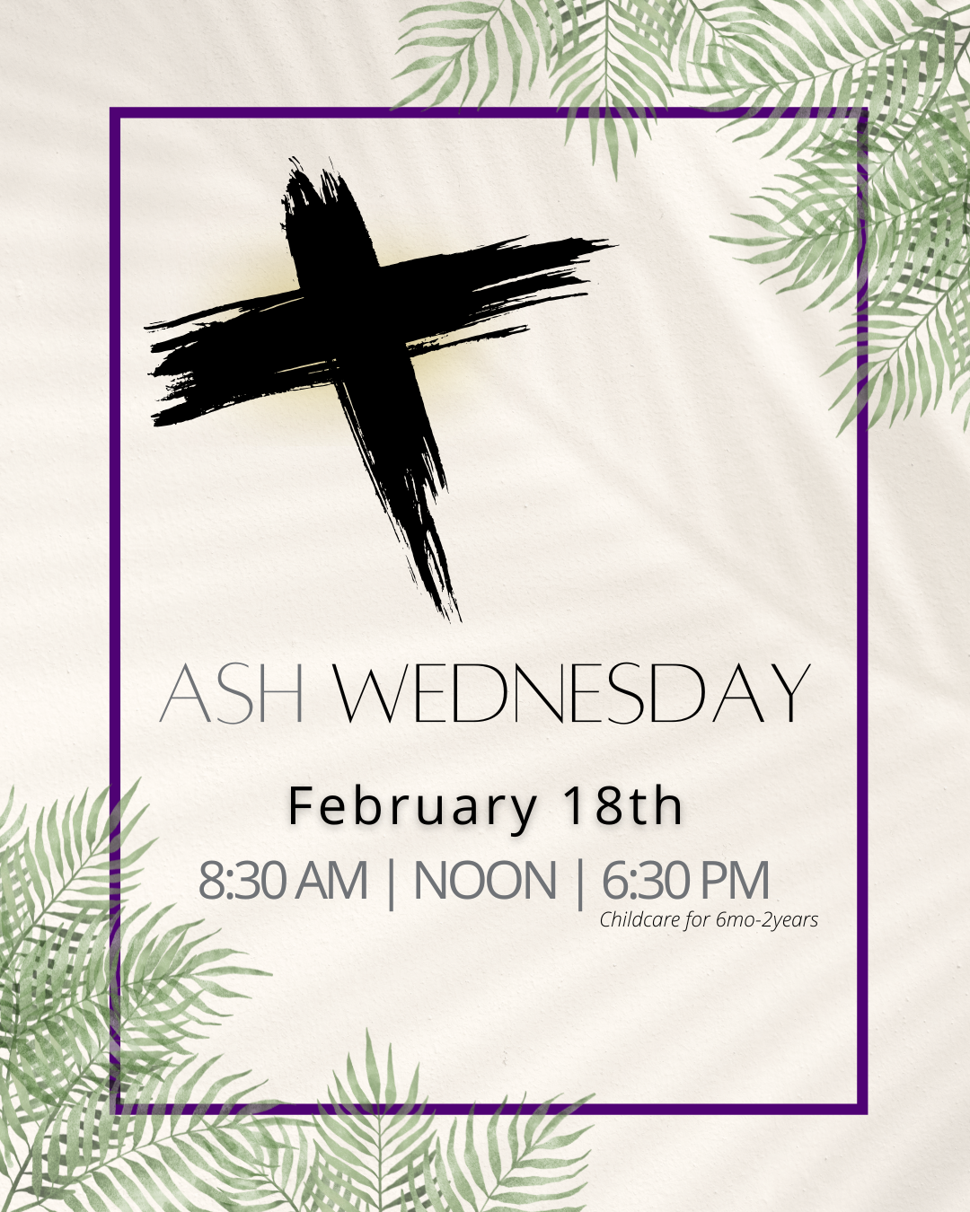 Ash Wednesday, February 18, 2026 - Fr Brashier