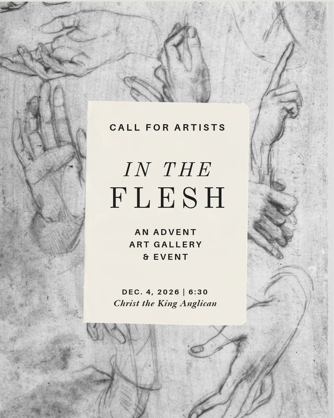 Call for Artists! 
https://www.ctkbirmingham.org/advent-art-2026