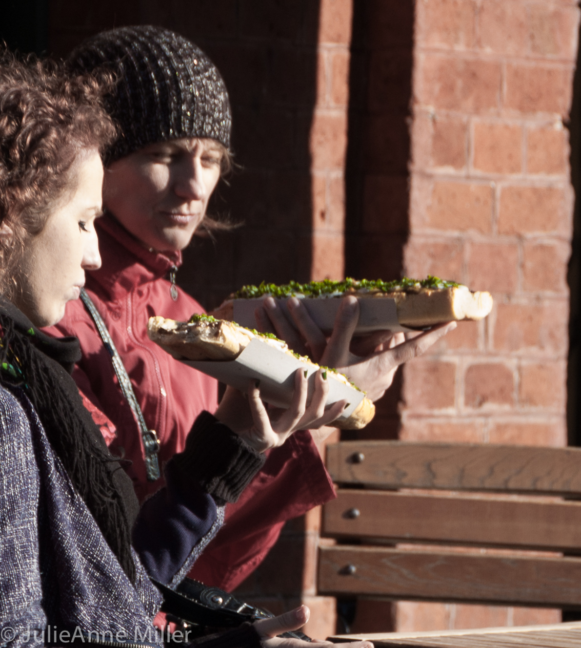 Eating zapiekanki in Plac Nowy