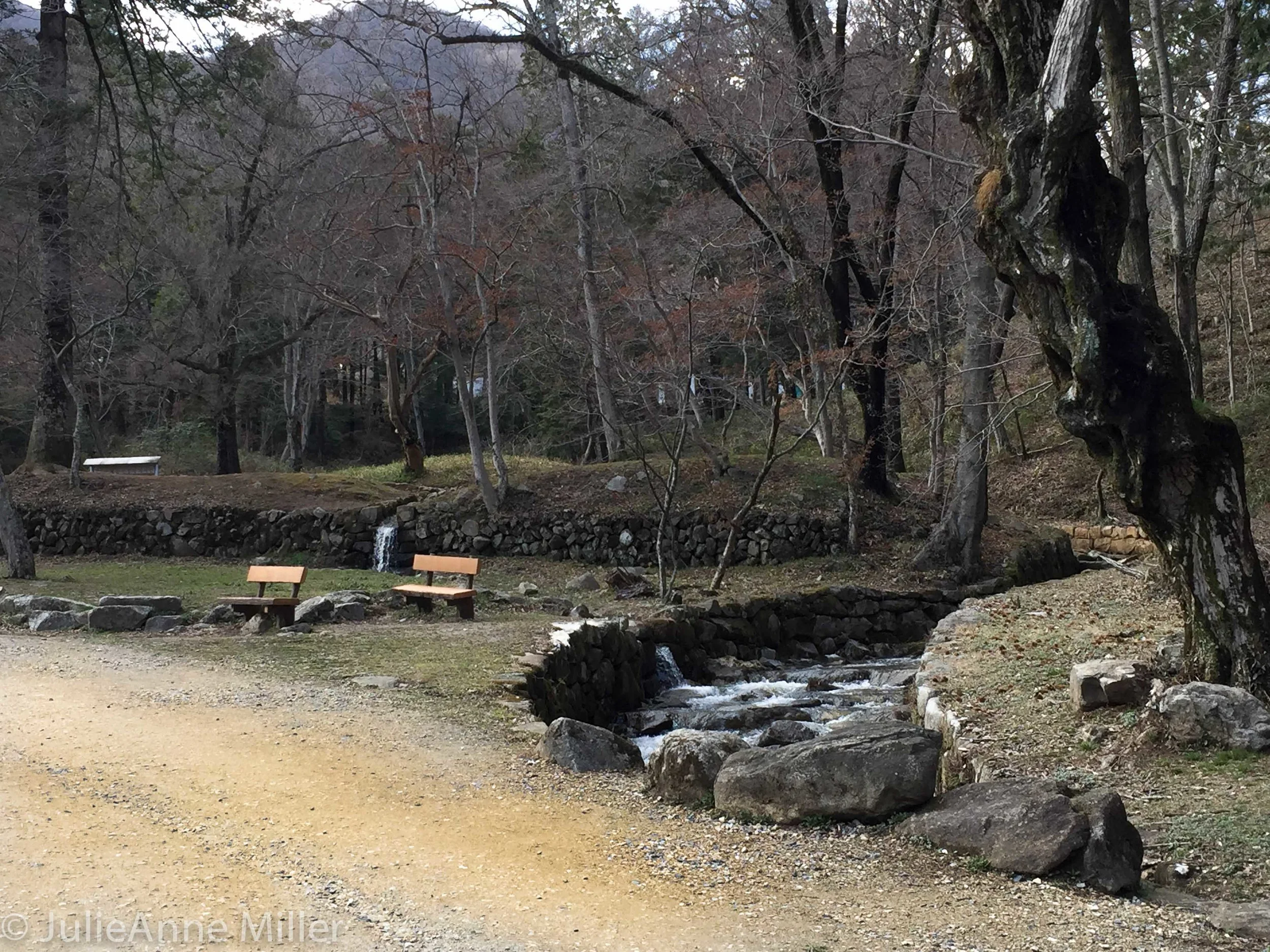 sound of rushing water