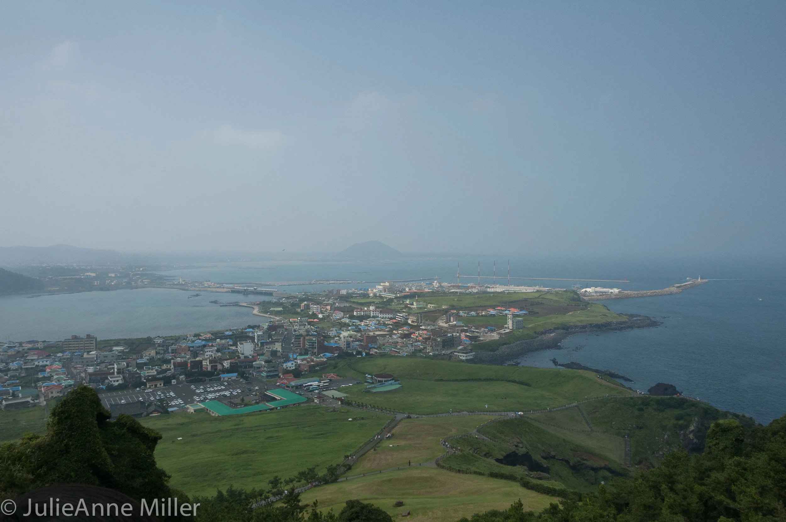 view from Seongsan Ilchulbong