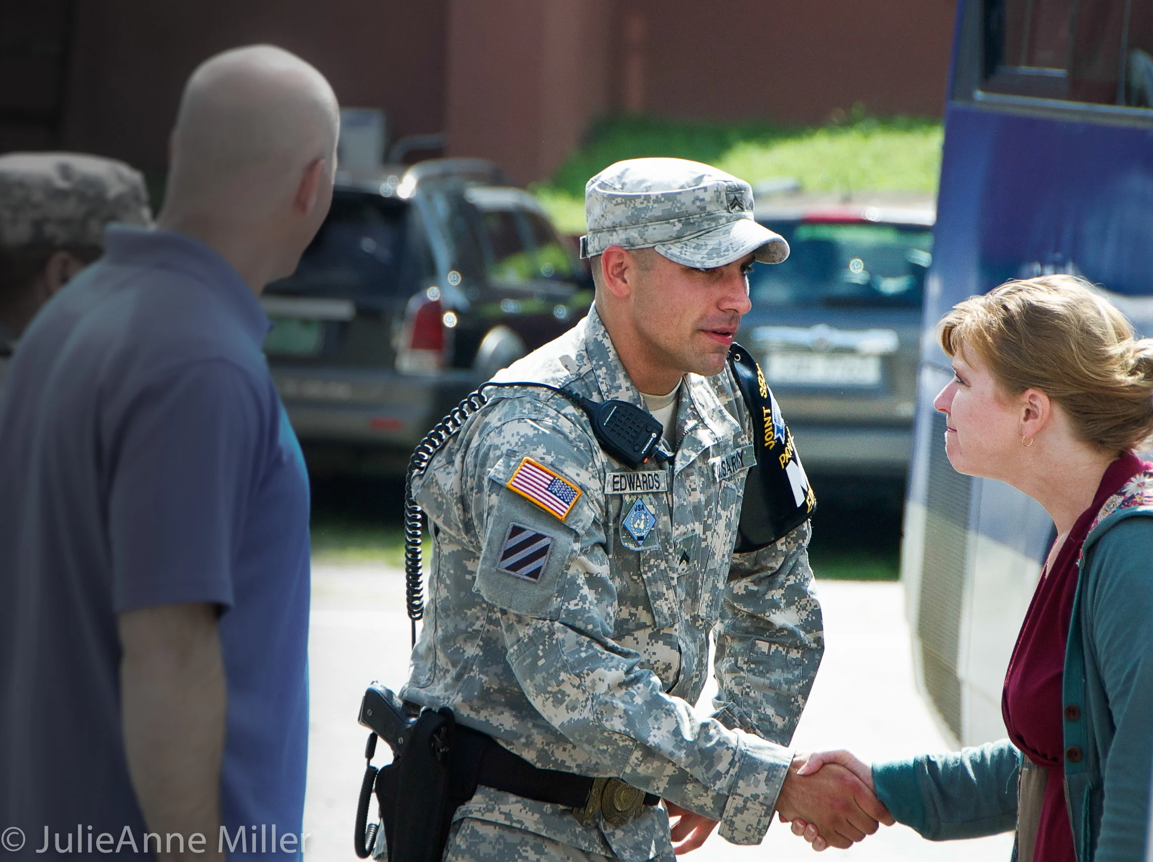 US Soldier at Camp Bonifas