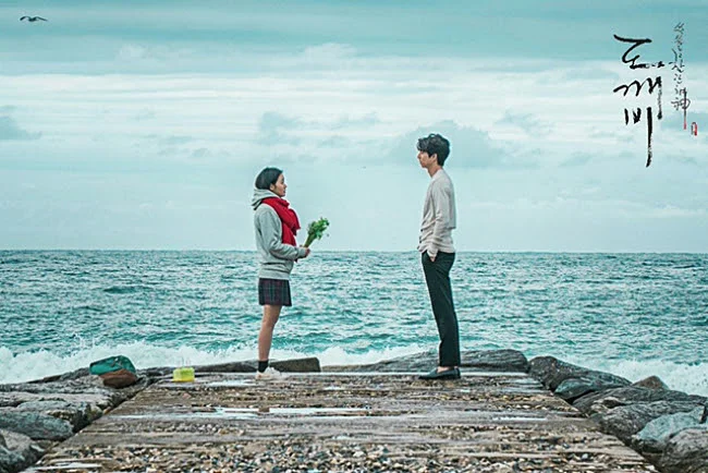 scene from "the goblin" at Jumunjin Beach, Gangneung, Gangwon South korea