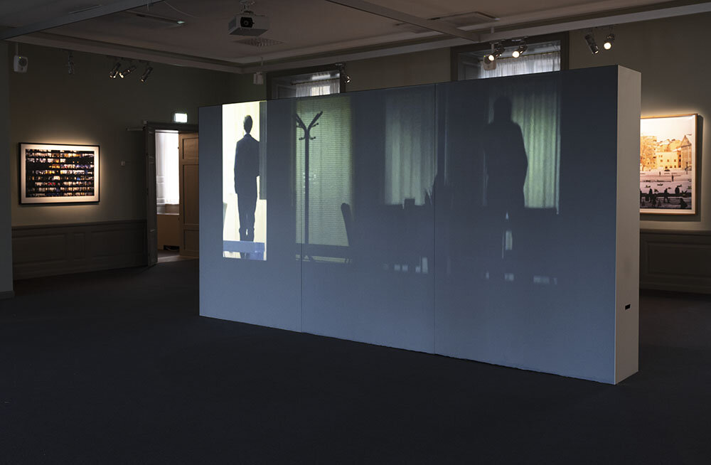 Installation image. 5-9 and 5-9 (workers) in the show Day by Day at Stockholm City Museum. 