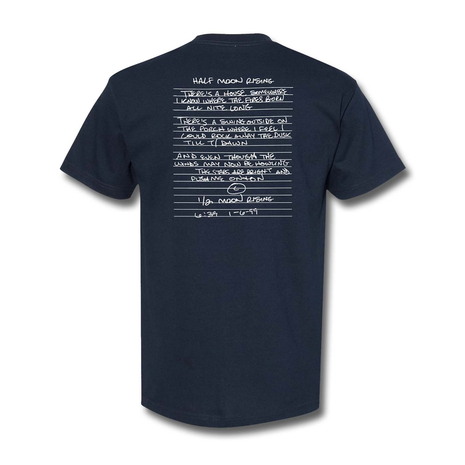 INFINITY MOON LS Tee ～THE FUSION～/TシャツL Half Moon Rising Lyric Tee — Jeff Austin - Official Website