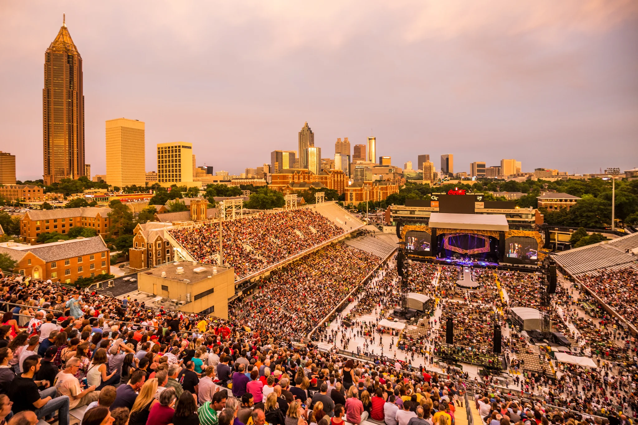Rolling Stones live at Bobby Dodd Stadium in Atlanta, GA — iWally