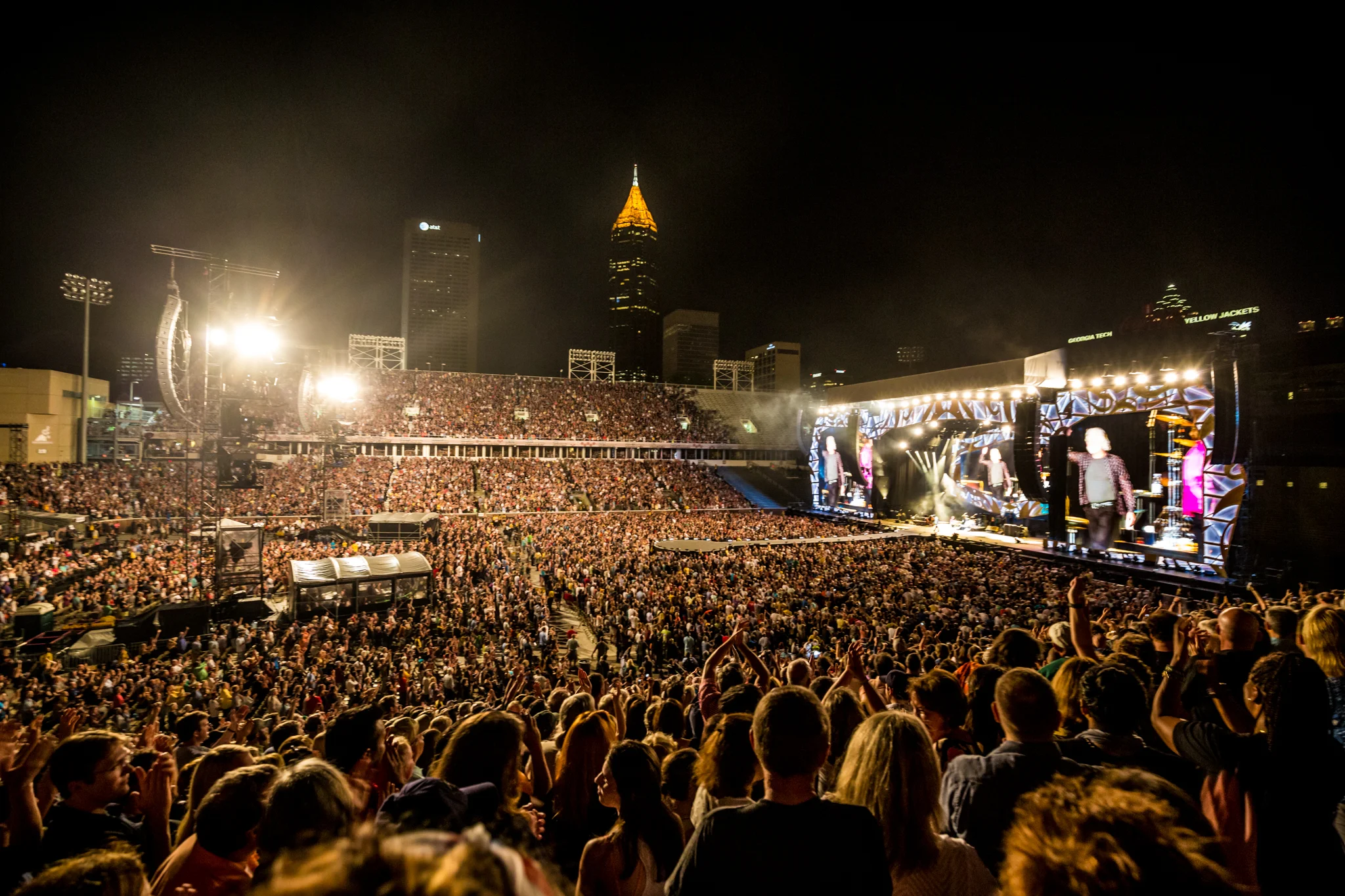 Rolling Stones live at Bobby Dodd Stadium in Atlanta, GA — iWally