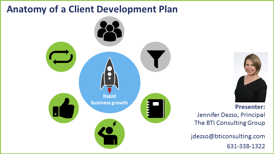 anatomy of a client development plan bti consulting group client development